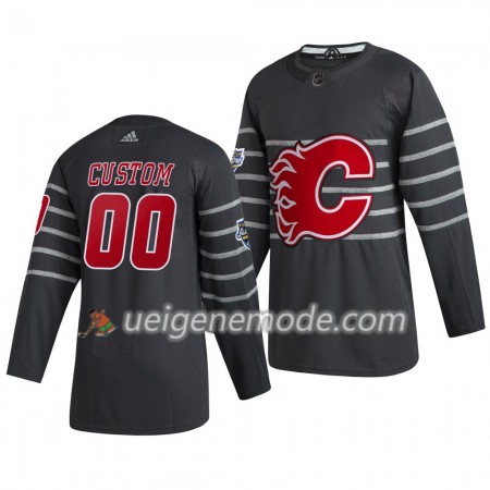 Herren Calgary Flames Trikot Custom Grau Adidas 2020 NHL All-Star Authentic